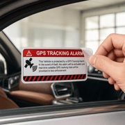 GPS Tracking Alarm Warning Decals – 2 Pack - Steershield