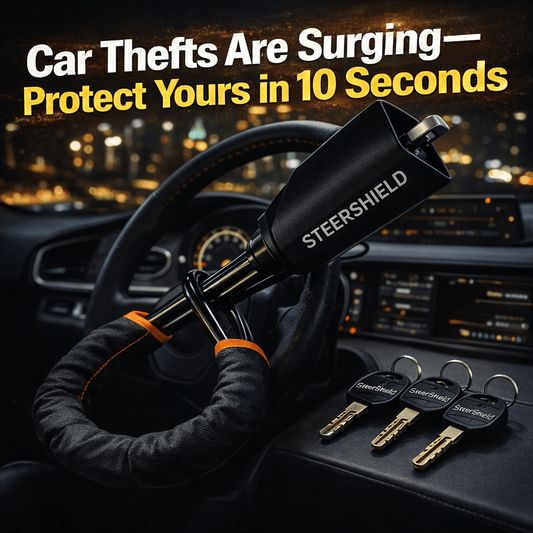 SteerShield™ Car Anti - Theft Lock – Visible Protection in Seconds - Steershield